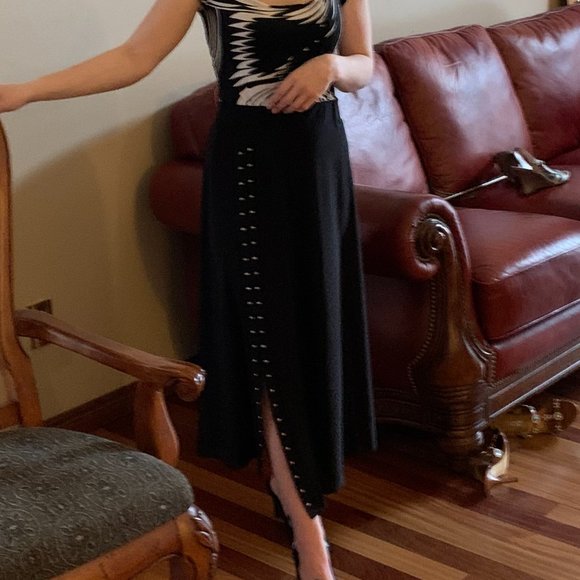 Maxi black skirt - Picture 4 of 5
